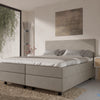 Boxspring Potenza  - MattVelvet - Luxe 7 zone matrassen - complete set met gratis topmatras - Beige (09)