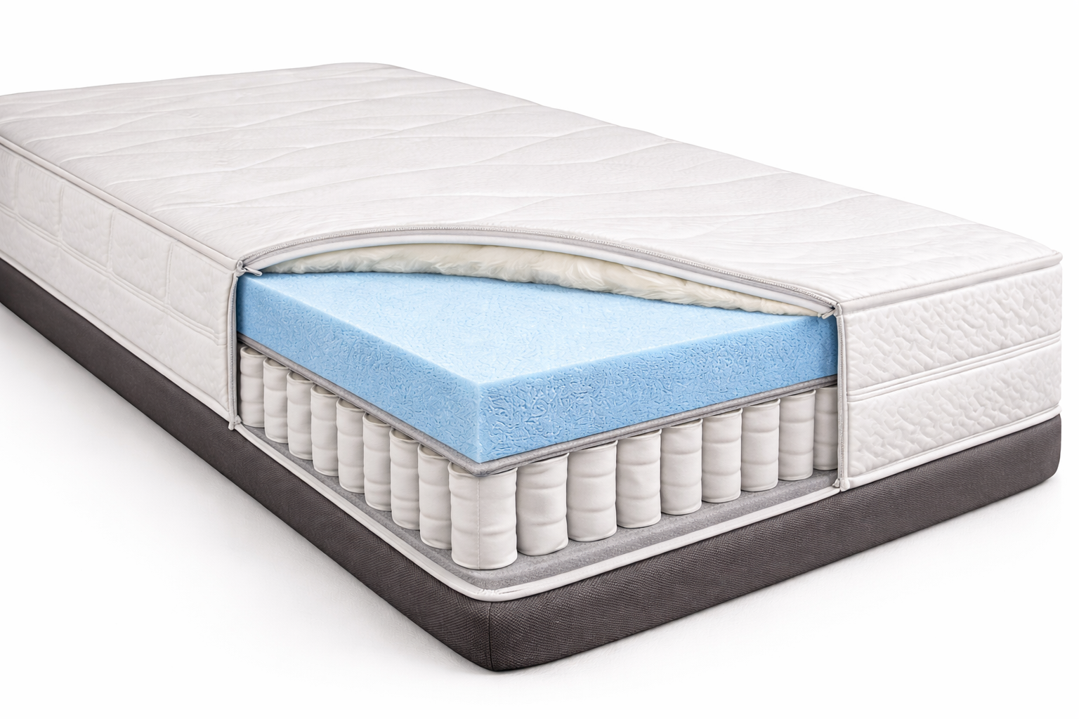 Traagschuim pocketveringmatras DRIFT H3/4 Hard 180 x 200 cm