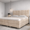 Premium boxspring Lucca - Velvet - Complete set - gratis topmatras - Beige 20