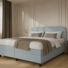 Boxspring Burgos - Complete set - gratis topmatras - Blauw (72)