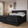 Elektrische boxspring Milaan - Luxe 7 zone matrassen MattVelvet - Complete set met bediening en gratis topmatras - Graphite 67