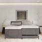 Elektrische boxspring Sergio - Stof - Luxe 7 zone matrassen - Complete set met bediening en gratis topmatras