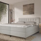 Boxspring Valencia - Luxe 7 zone matrassen in kunstleer - Complete set met gratis topmatras