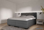 Boxspring Barcelona - stof - Complete set met gratis topmatras