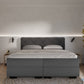 Boxspring Barcelona - stof - Complete set met gratis topmatras