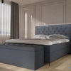 Boxspring Alicante - in rivera - complete set met gratis topmatras - Blauw (79)