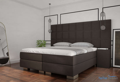 Premium boxspring Lucca XXL - MattVelvet - Luxe 7 zone matrassen - Complete set met gratis topmatras