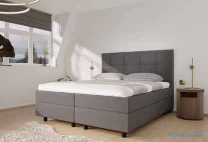 Premium boxspring Madrid - Rivera - Luxe 7 zone matrassen - Complete set met gratis topmatras