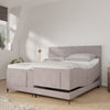 Elektrische boxspring Milaan - Luxe 7 zone matrassen Rivera - Complete set met bediening en gratis topmatras - Roze (62)