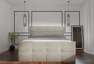 Premium boxspring Toledo - MattVelvet - Luxe 7 zone matrassen - Complete set met gratis topmatras