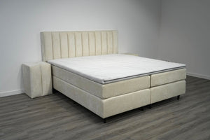 Boxspring Retro XL - Speciale editie - Luxe 7 zone matrassen - complete set met gratis topmatras