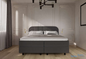 Boxspring Burgos - Stof - Luxe 7 zone matrassen - Complete set met gratis topmatras