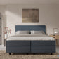 Boxspring Potenza  - MattVelvet - Luxe 7 zone matrassen - complete set met gratis topmatras