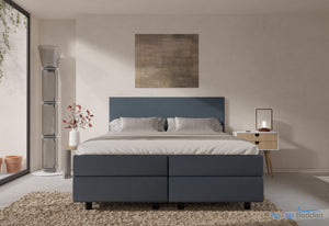 Boxspring Potenza  - MattVelvet - Luxe 7 zone matrassen - complete set met gratis topmatras