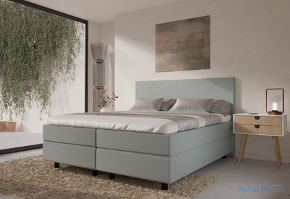 Boxspring Potenza  - MattVelvet - Luxe 7 zone matrassen - complete set met gratis topmatras