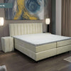 Boxspring Retro - Speciale editie - Luxe 7 zone matrassen - complete set met gratis topmatras - Beige