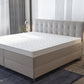 Boxspring Valencia - Luxe 7 zone matrassen in kunstleer - Complete set met gratis topmatras