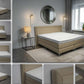 Boxspring Vierkant - Speciale editie - Luxe 7 zone matrassen - complete set met gratis topmatras