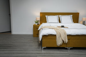 Boxspring Denver Special Edition - Geel - Luxe 7 zone matrassen- Complete set met gratis topmatras