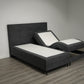 Elektrische boxspring Paris Special Edition - Zwart - Luxe 7 zone matrassen Rivera - Complete set met bediening en gratis topmatras