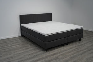 Boxspring Rolene zwart - Speciale editie - Luxe 7 zone matrassen - complete set met gratis topmatras