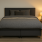 Elektrische boxspring Paris Special Edition - Zwart - Luxe 7 zone matrassen Rivera - Complete set met bediening en gratis topmatras