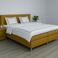 Boxspring Denver Special Edition - Geel - Luxe 7 zone matrassen- Complete set met gratis topmatras