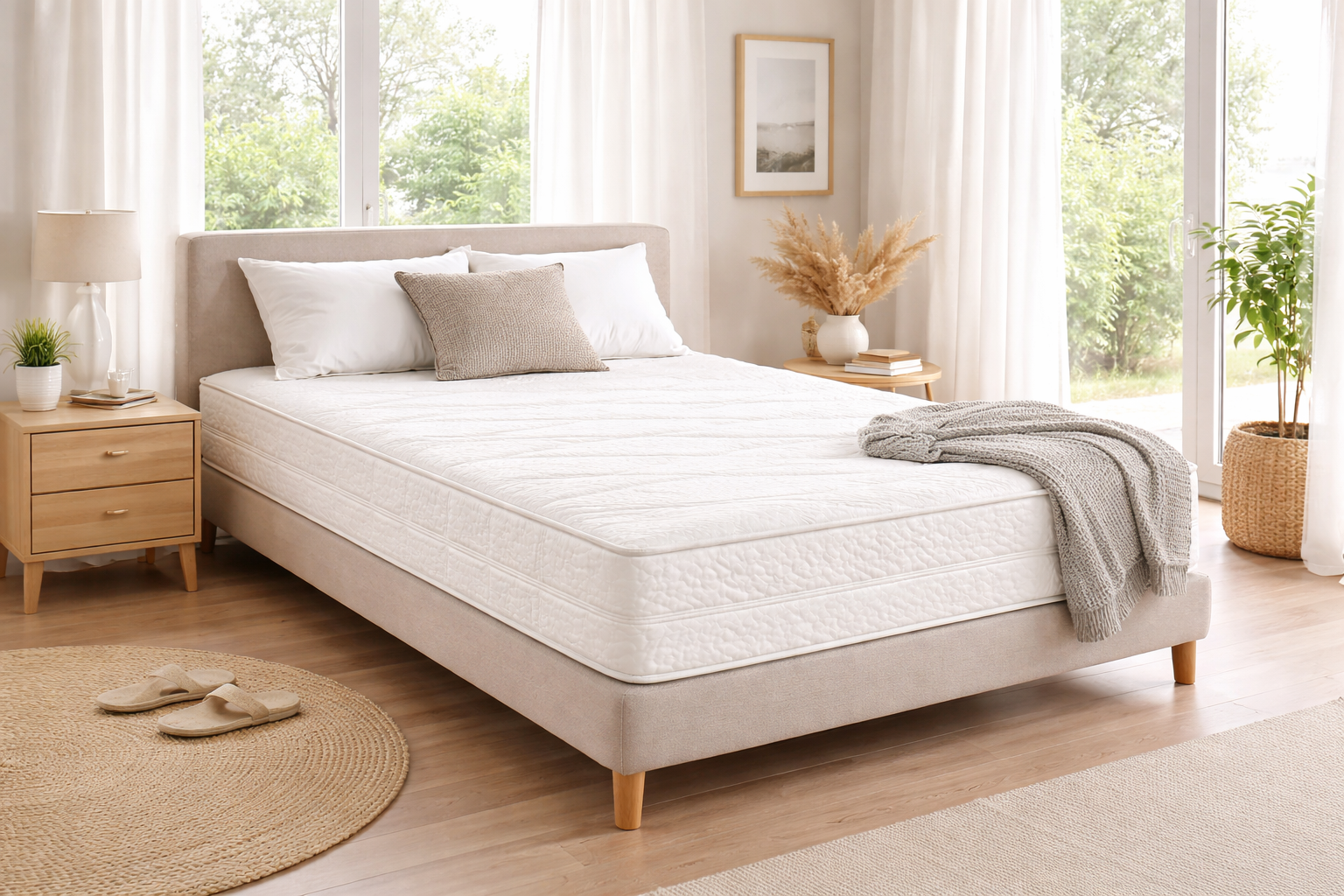 Koudschuimmatras lifestylefoto