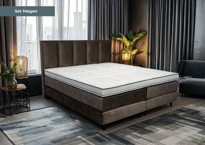 Boxspring Megan - Speciale editie - Luxe 7 zone matrassen - complete set met gratis topmatras