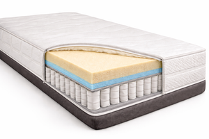 Traagschuim matras binnenkant