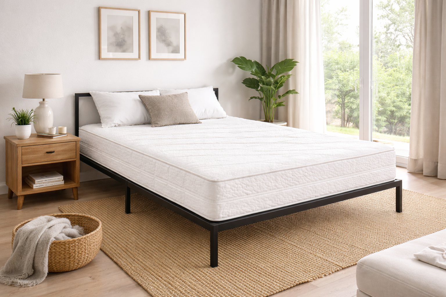 Traagschuim matras lifestylefoto