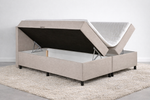 beige opbergboxspring zijkanten omhoog