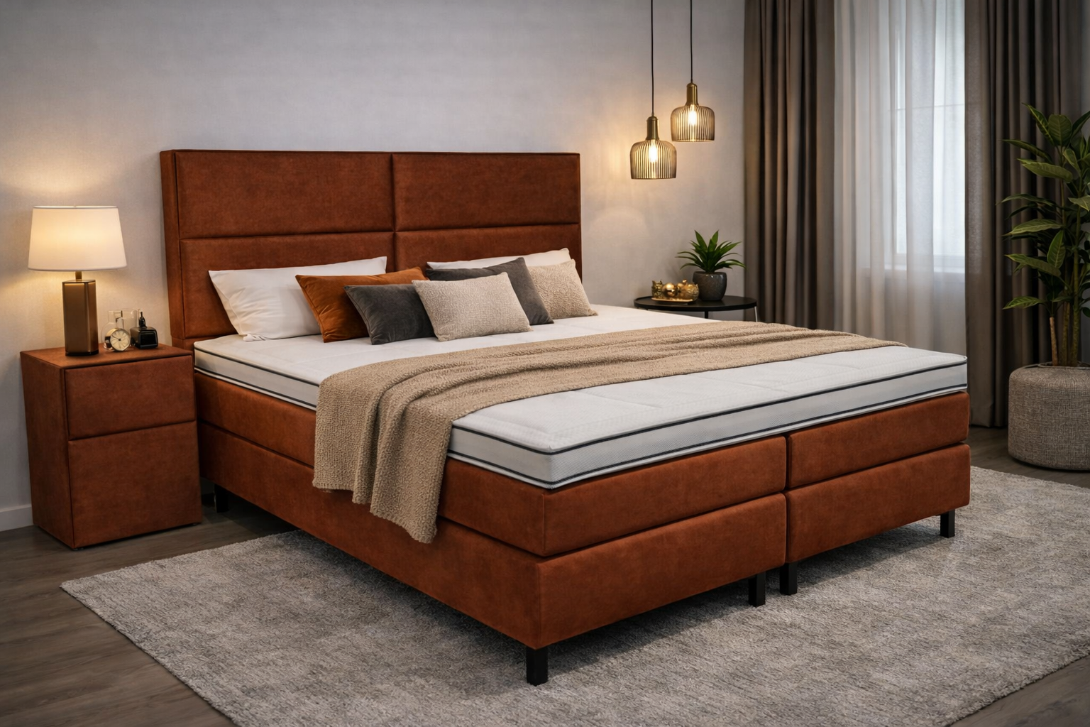 boxspring blocks rood