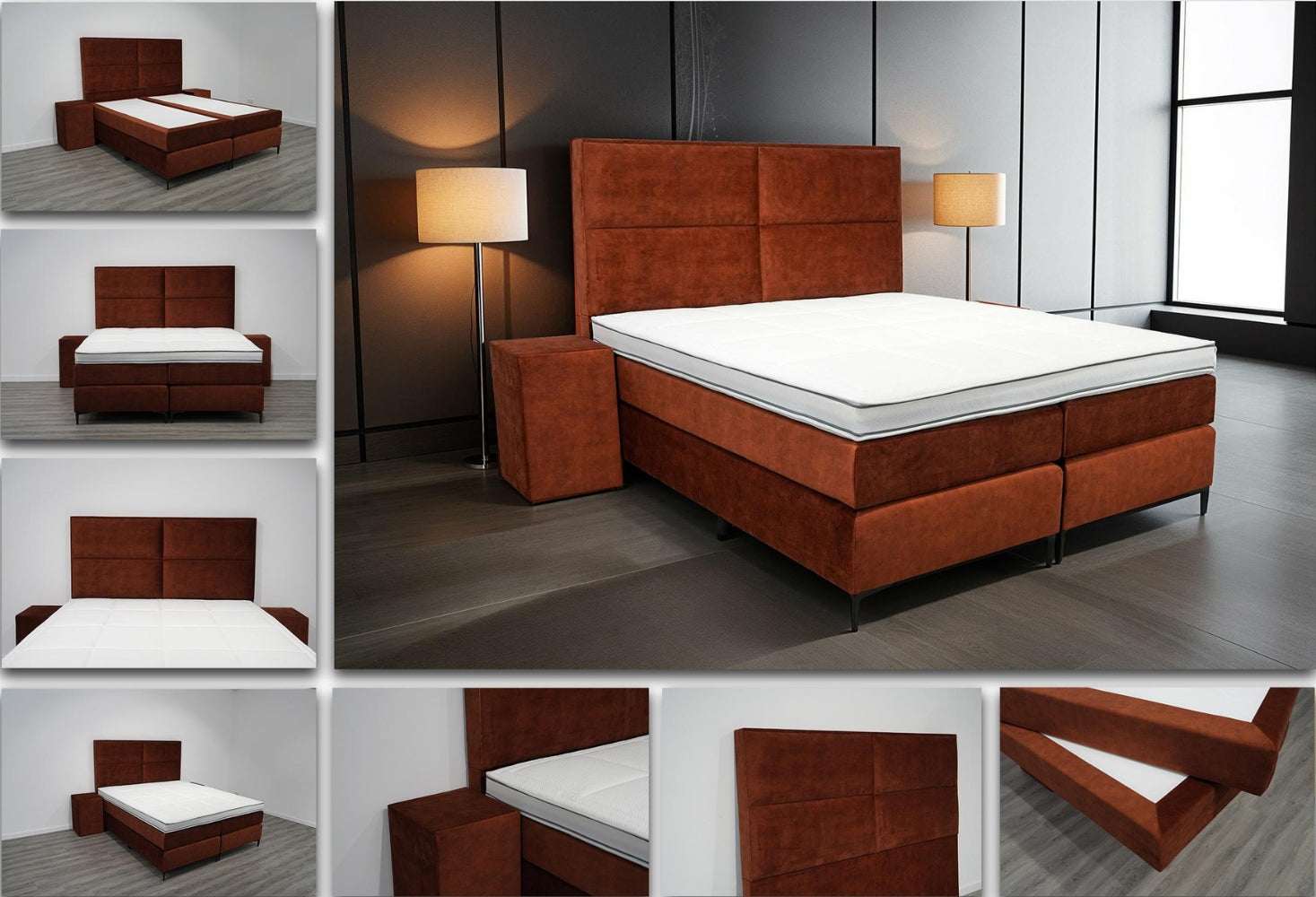 Boxspring Blocks XL - Speciale editie - Luxe 7 zone matrassen - complete set met gratis topmatras