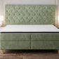 boxspring-captione-mintgroen-vooraanzicht