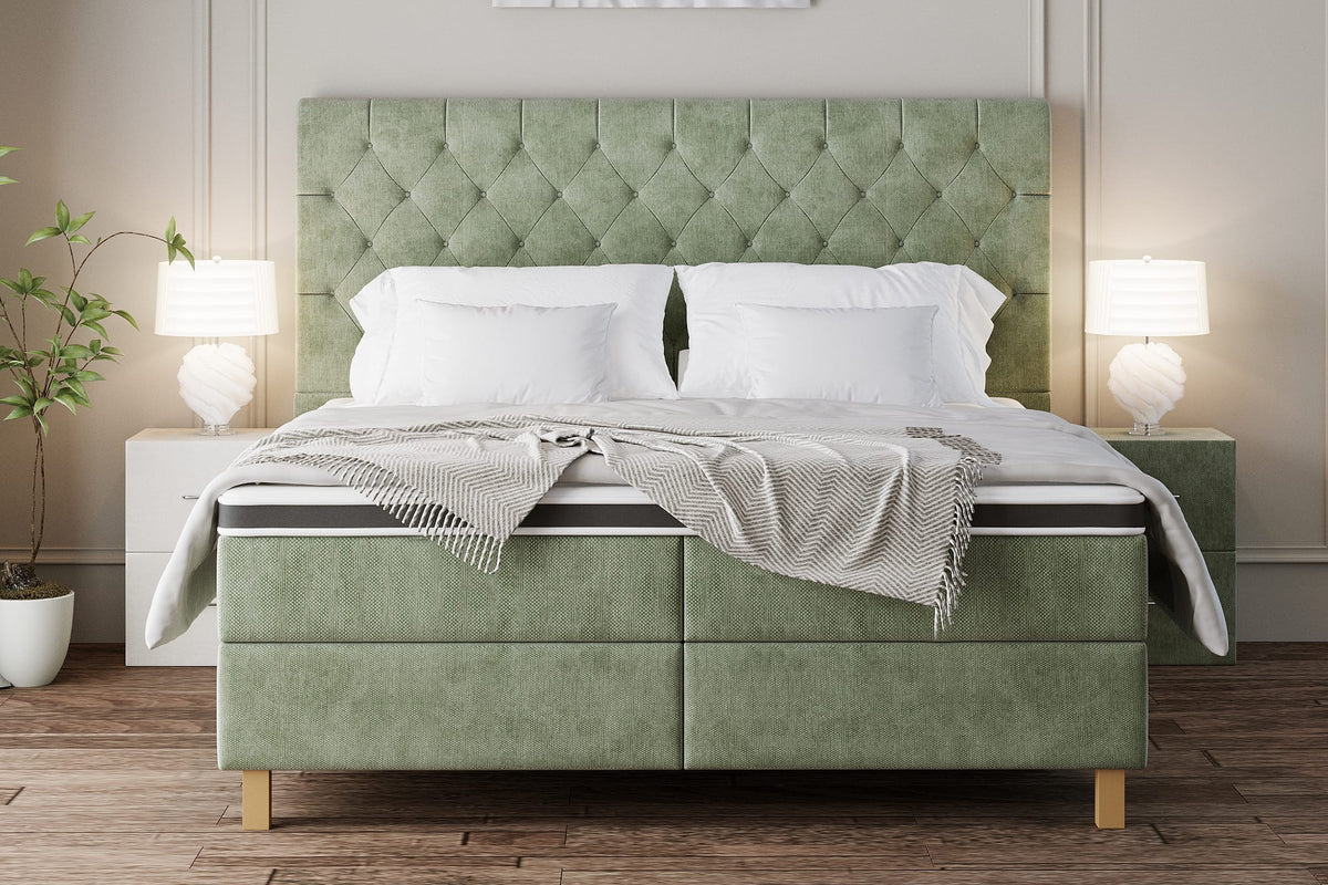 boxspring-captione-mintgroen
