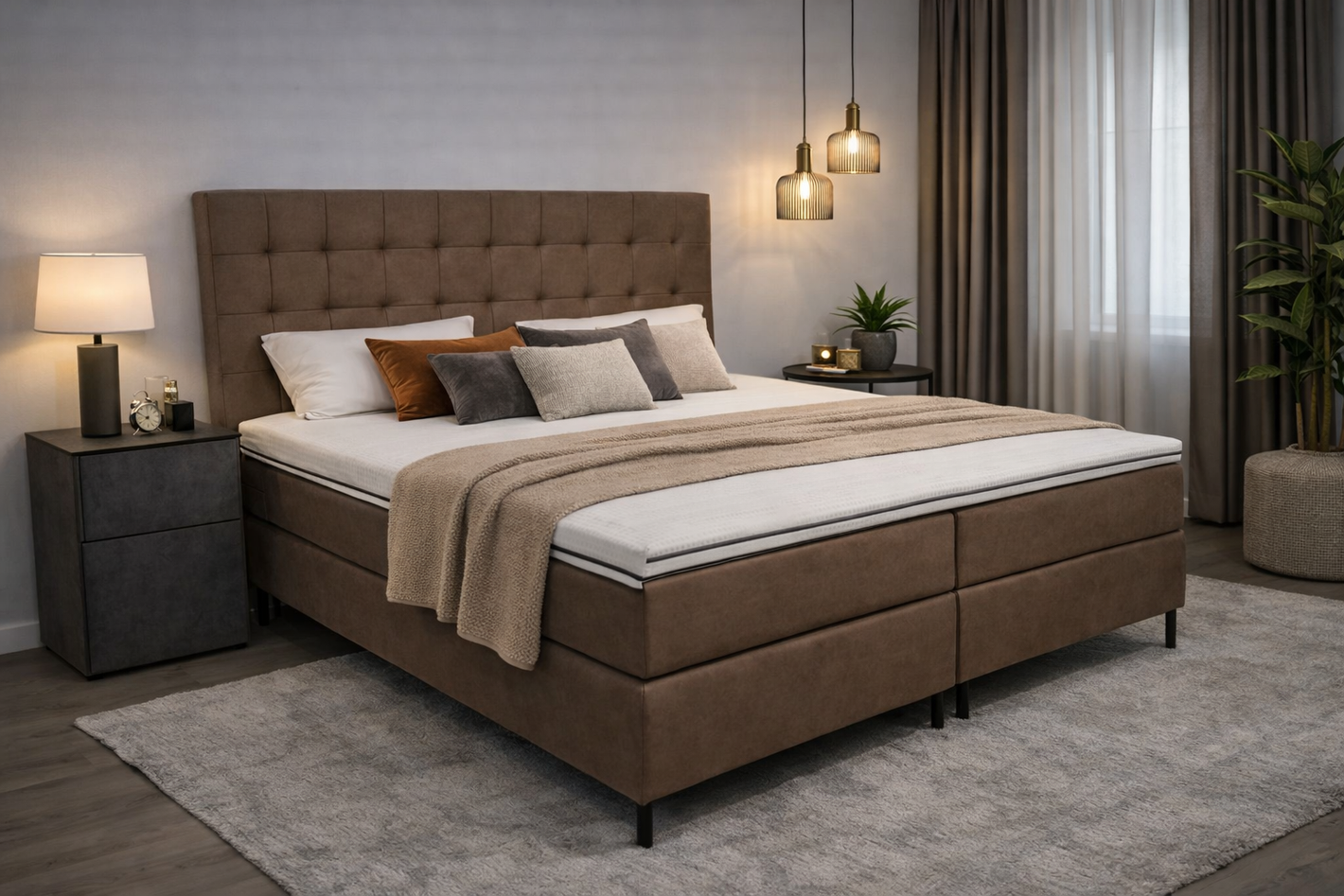 boxspring-dubai-bruin