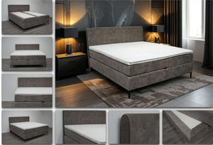 Boxspring Nes - Speciale editie - Luxe 7 zone matrassen - complete set met gratis topmatras