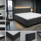 Boxspring Rolene zwart - Speciale editie - Luxe 7 zone matrassen - complete set met gratis topmatras