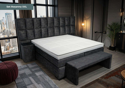 Boxspring Rosanna XXL - Speciale editie - Luxe 7 zone matrassen - complete set met gratis topmatras
