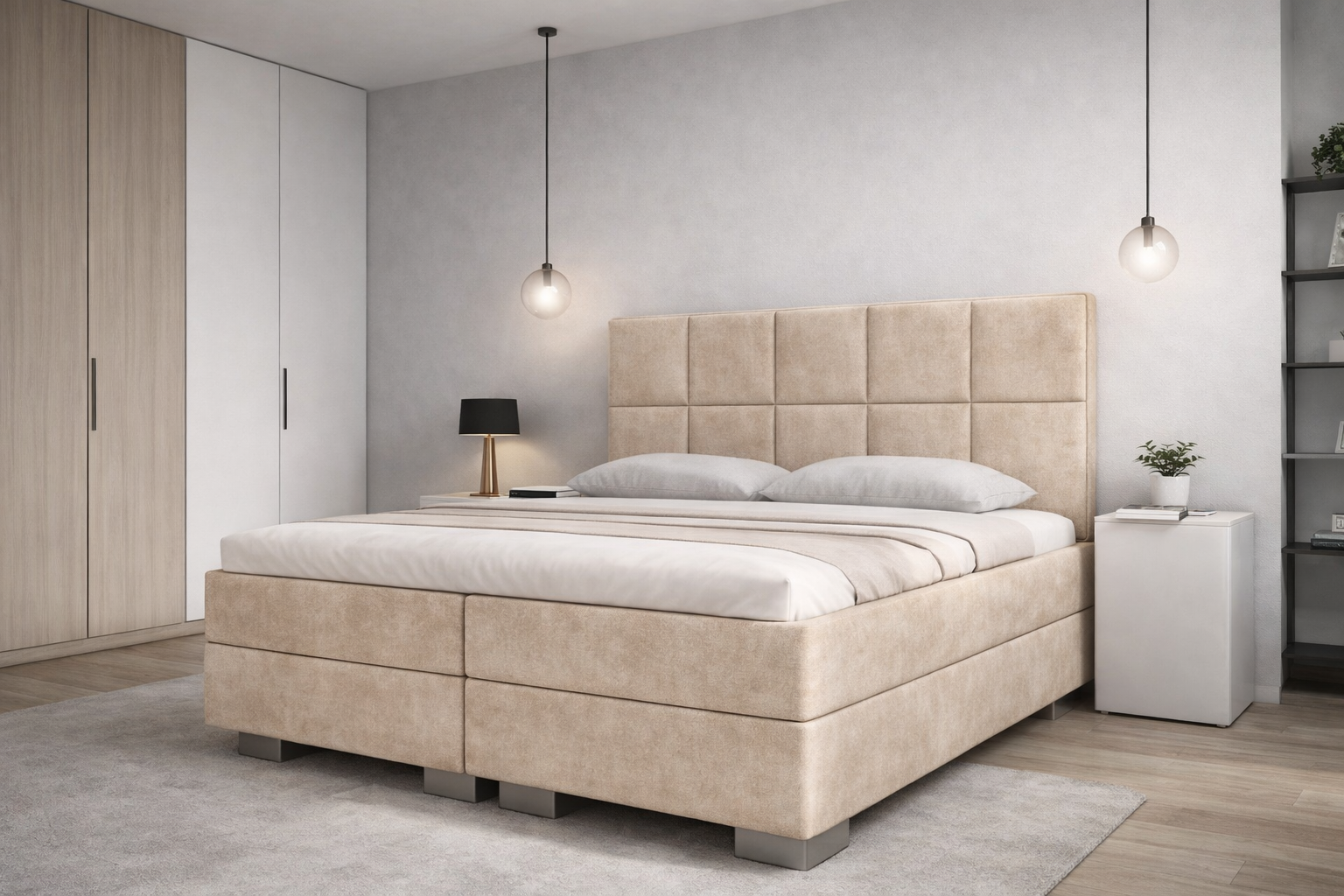 boxspring lucca beige