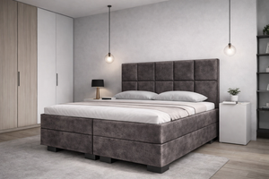 boxspring lucca grijs