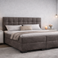 boxspring palencia bruin kunstleer