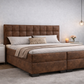 boxspring palencia wiskey kunstleer