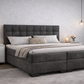boxspring palencia zwart kunstleer