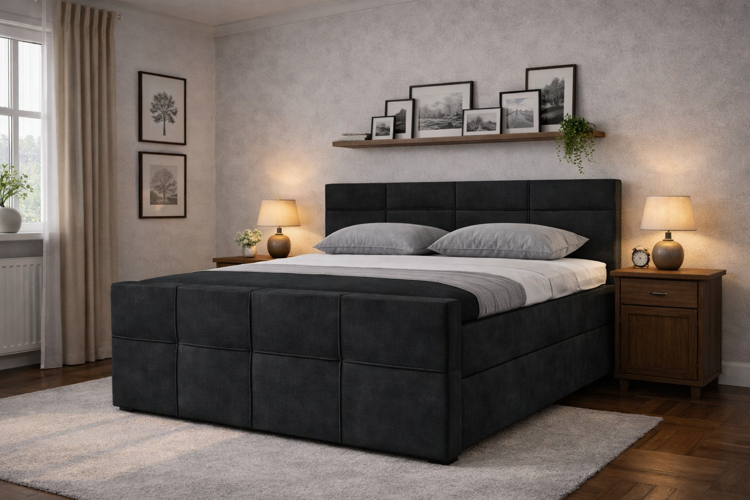 boxspring toledo zwart