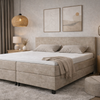 Boxspring Potenza  - kunstleer - complete set - gratis topmatras - Beige 20