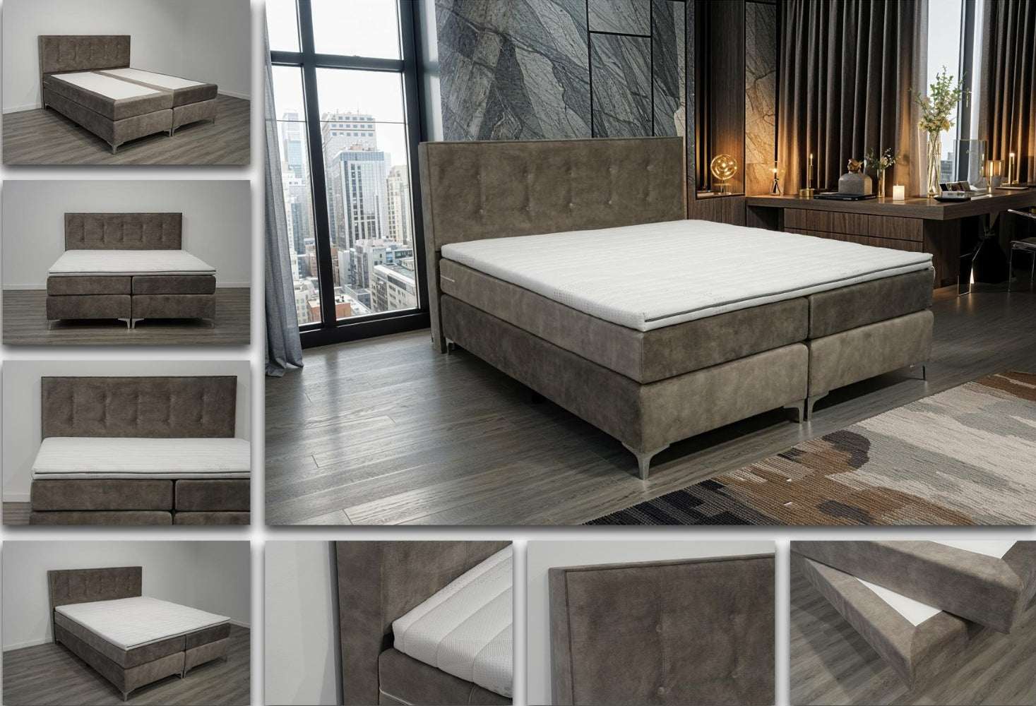 Boxspring Nova - Speciale editie - Luxe 7 zone matrassen - complete set met gratis topmatras