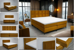 Boxspring Rosanna - Speciale editie - Luxe 7 zone matrassen - complete set met gratis topmatras