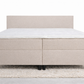 vooraanzicht opbergboxspring beige